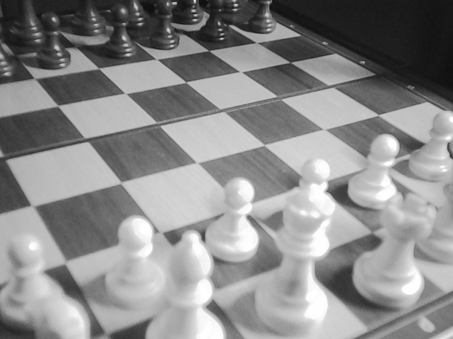 A black and white chessboard. Black and white effect again courtesy of the Kodak Charmera.