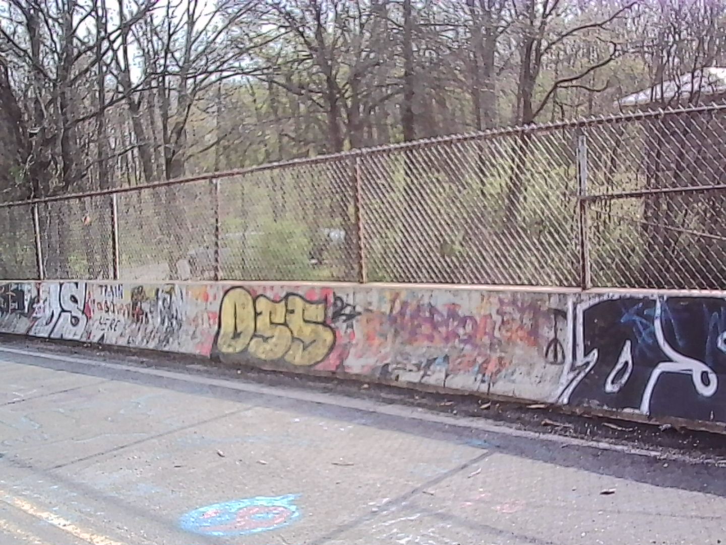 Gnarly bridge graffiti. Graffiti on a bridge that will soon be replaced