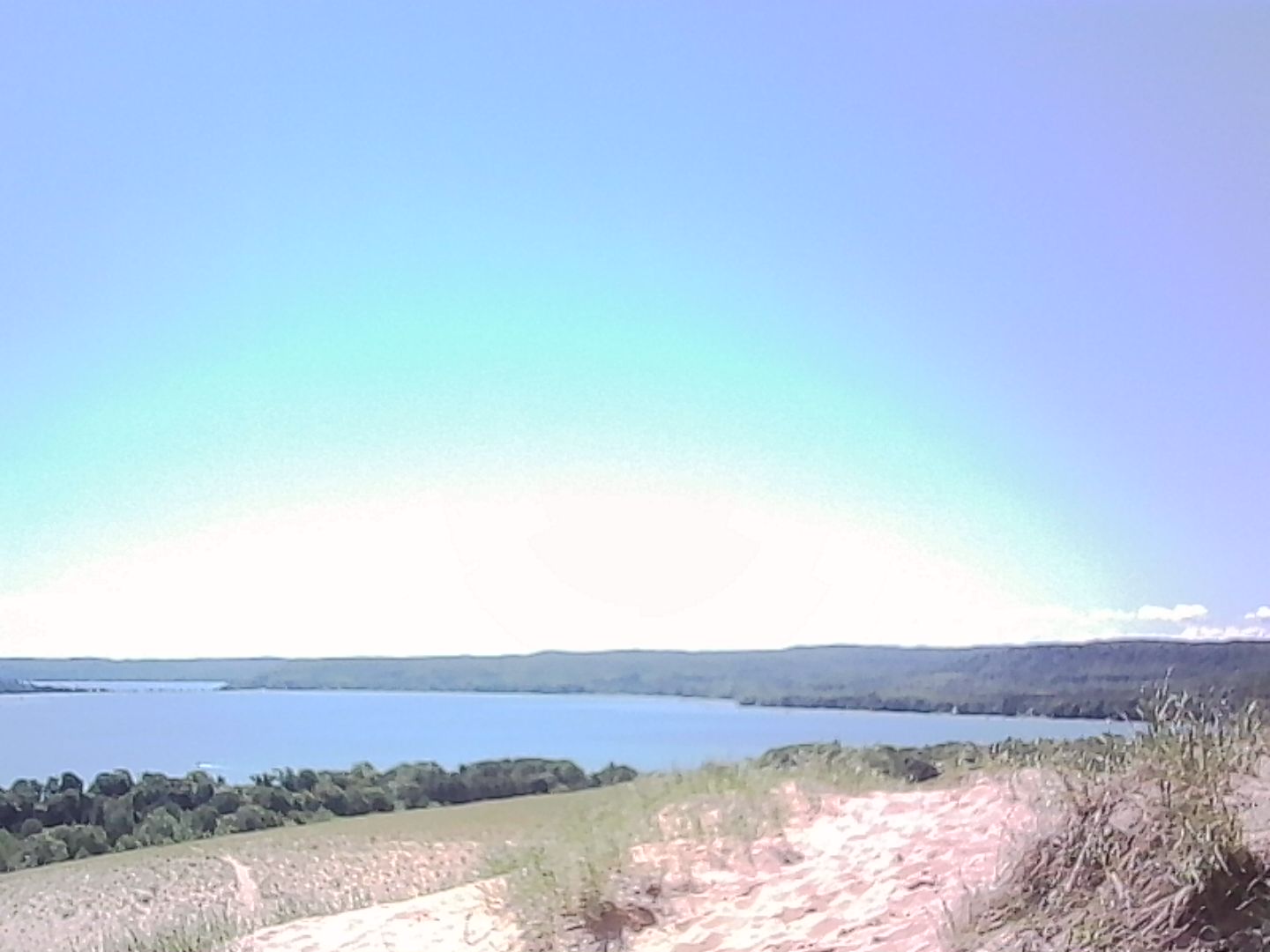 Lake from the dunes. Lake from the dunes.